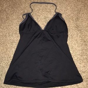 Athleta Tankini Top Sz Small scallop edge